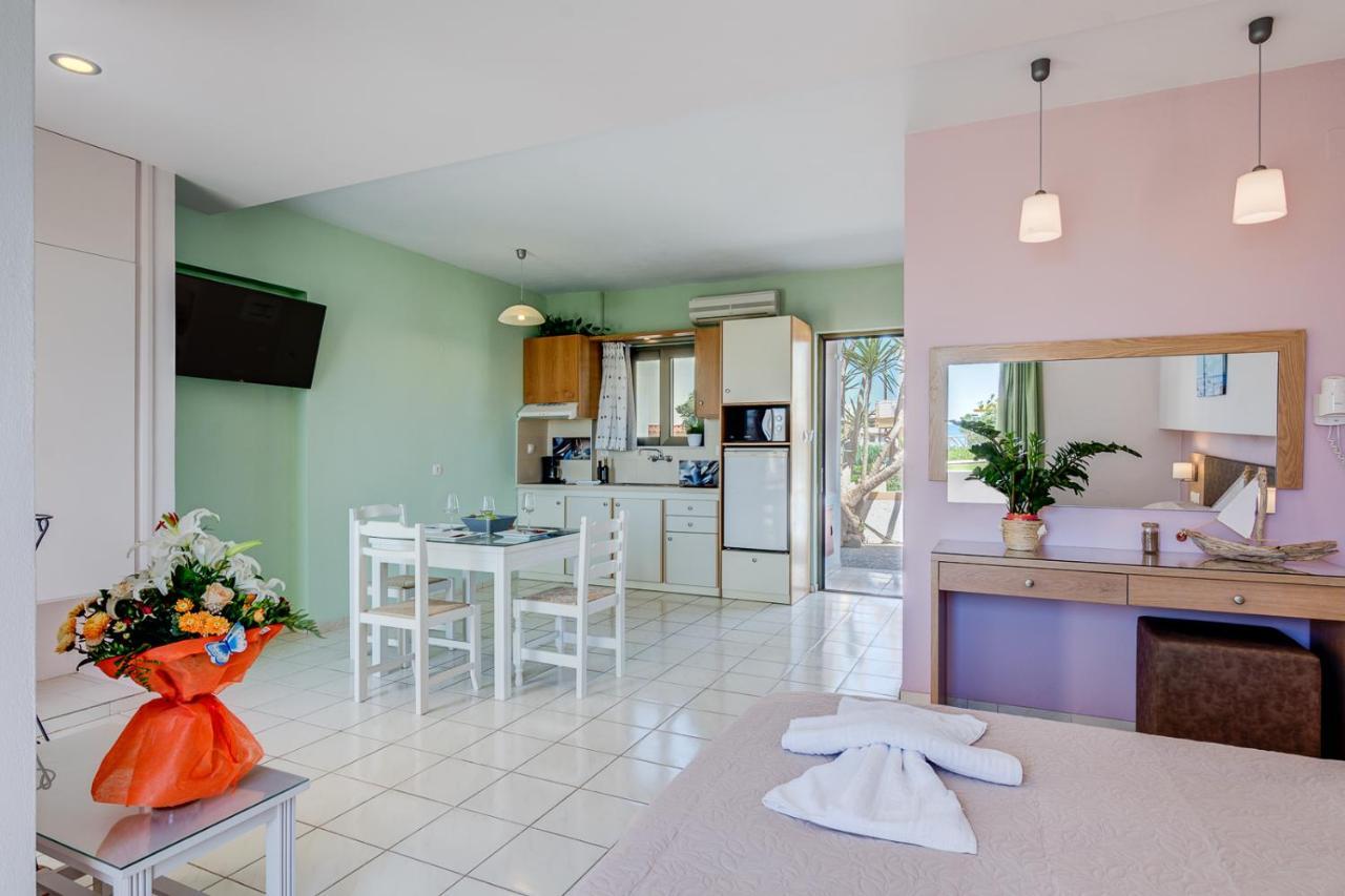 Alkionis Beach Hotel Apartments Сфакаки Экстерьер фото